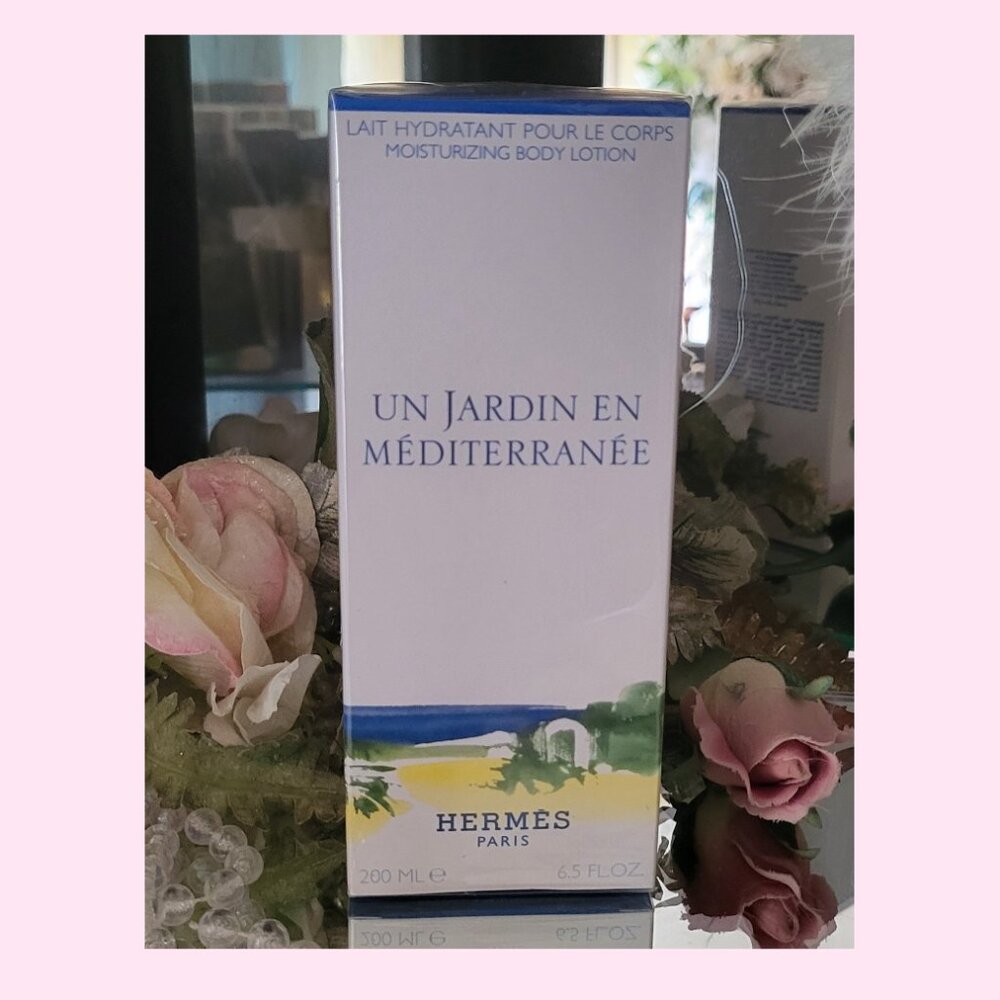 Hermes UN JARDIN EN MEDITERRANEE  6.8 oz Body Lotion